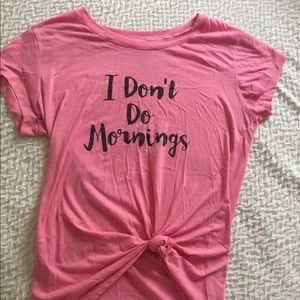 Pink sleep shirt
